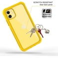thumbnail image 2 of CellEver Compatible with iPhone 11 Case, Heavy Duty Clear Full-Body Protective Transparent Cover with Soft Shock Absorbing TPU Bumper and Built-in Screen Protector - Yellow, 2 of 7