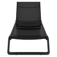 thumbnail image 4 of Compamia Tropic Sling Chaise Lounge Black Frame Black Sling, 4 of 5