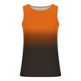 thumbnail image 3 of Aofany Men's Gradient Sports And Leisure Tank Tops Crew Neck Sleeveless Pullover Vest T-shirt Blouse, 3 of 4