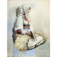 thumbnail image 2 of Giuseppe Signorini 19x24 Gold Ornate Framed and Double Matted Museum Art Print Titled - Italian Peasant Woman, 2 of 4