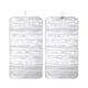 thumbnail image 2 of Organizador de joyas colgante de doble cara para armario de pared, con 80 bolsillos (blanco), 2 of 6