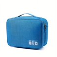 thumbnail image 1 of Portable Electronic Accessories Organizer Bag for Business Travel - Multi-Functional USB Cable &Digital Gadget Storage Bag Sky Blue, 1 of 6