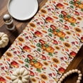 thumbnail image 2 of Fall Pumpkin Table Runner, Autumn Thanksgiving Kitchen Dining Table Decoration for Home Party Decor 13x36 Inches, 2 of 9