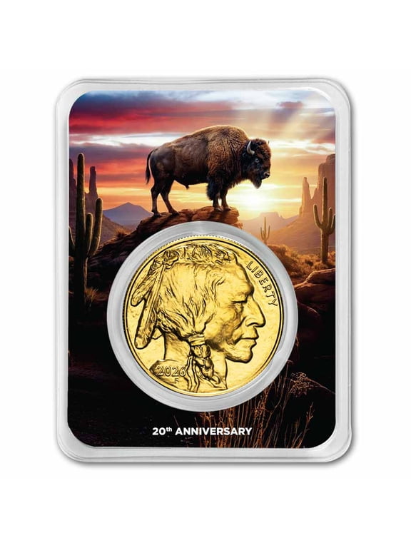 2026 1 oz Gold Buffalo BU 20th Anniversary