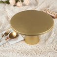 thumbnail image 3 of Cake Stand Cake Tray Round Cupcake Holiday Baby Shower Decoration Golden L, 3 of 6