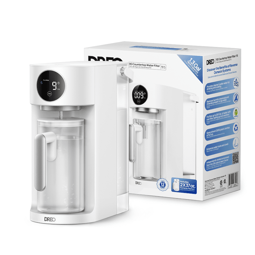 DREO Countertop Water Filter with 7-in-1 Reverse Osmosis System
