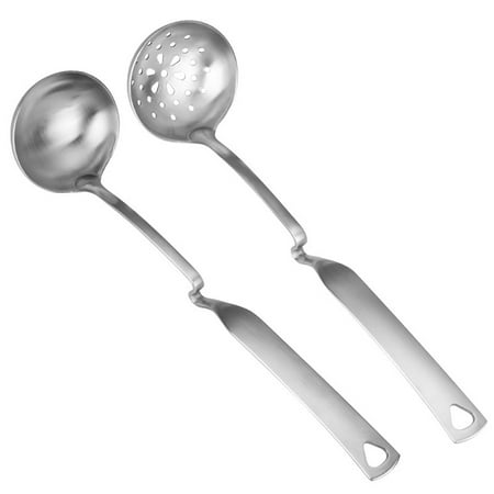 

Raindrops Stainless Steel Hot Pot Spoon Scoop Ladle Home Restaurant Soup Stew Serving