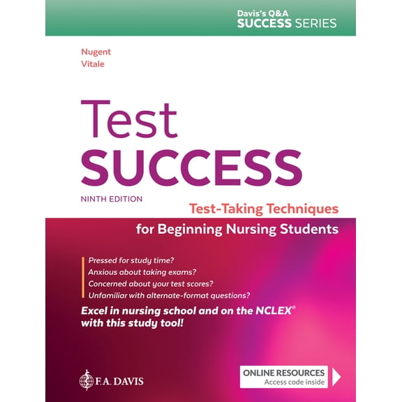 Pre-Owned Test Success: Test-Taking Techniques for Beginning Nursing Students (Paperback) 1719640025 9781719640022