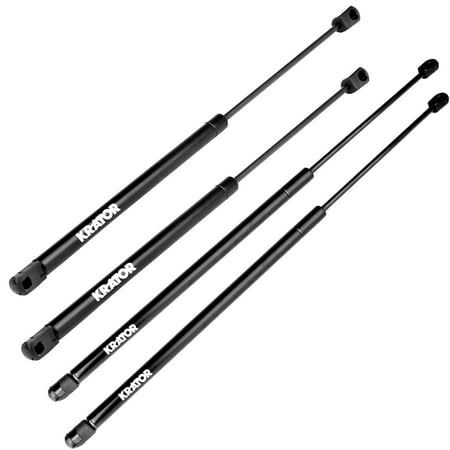 Krator Rear Window Lift Supports for Cadillac Escalade ESV, EXT 2000-2006 - Glass Gas Springs Strut Prop (Best Tires For Cadillac Escalade Esv)