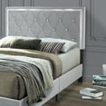 thumbnail image 5 of Home Bedroom Furniture Monica Velvet Upholstered Full Platform Bed - Gray, 5 of 7