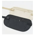 thumbnail image 3 of 2 piezas Cinturón de dinero de viaje seguro, porta pasaporte antirrobo Cartera de viaje para hombres y mujeres, Cartera de cinturón oculta debajo de la ropa, 3 of 5