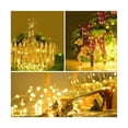 thumbnail image 4 of Elegante cadena de luces solares, cable de cobre flexible de 20 m, 65 LED, color blanco cálido, decoración impermeable con energía solar para jardines domésticos, 4 of 5