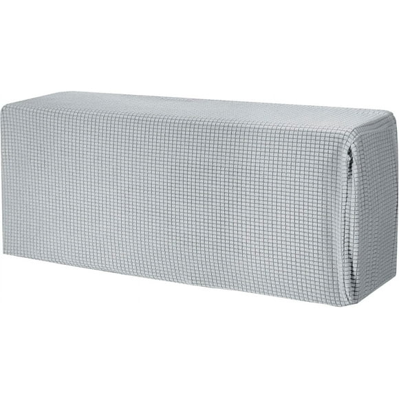 shiyou-Air Conditioner Cover 31-34 Inch Knitted Elastic Cloth Dustproof for Wall-Mounted Units Split Indoor AC Covers, Light Grey