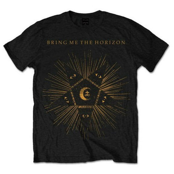 Bring Me The Horizon Unisex T-Shirt Black Star (X-Large)