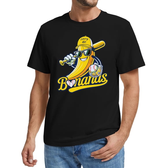 Camiseta Talovee Baseball Game Day Fan para hombre, color negro, talla M