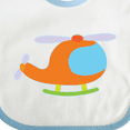 thumbnail image 4 of Inktastic Helicopter Cute Flying Boys or Girls Baby Bib, 4 of 4