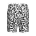 thumbnail image 4 of Picia Weave Geometric Pajama Shorts for Men, Men's Pajama Bottoms, Sleepwear,Short Pajama Pants-Large, 4 of 9