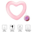 thumbnail image 5 of Blublu Park Inflatable Swim Rings, Swimming Pool Floats Loungers Tube for Adults, Pink, 5 of 7