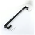 thumbnail image 5 of 4- Piece Stainless Steel Bathroom Set Matte Black + Stainless Steel, 5 of 5