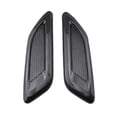 thumbnail image 1 of 2Pcs/Set  Car Hood Bonnet Vents Air Intake Scoop Flow Intake Front Engine Cover ABS Black Carbon Fiber Self-Adhesive, 1 of 5