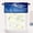 Blue Azure Blue Glacier, variant on Field Scenery Winter Blackout Short Curtains for Windows, Azure Blue Glacier Clouds Kitchen Valance Thermal Insulated Rod Pocket Window Treatment for Bathroom 52 X 18 in