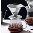 thumbnail image 4 of Vierta sobre el gotero de café, filtro de café sin papel de goteo lento reutilizable, gotero de café de cono para verter sobre la cafetera de acero inoxidable, 4 of 5