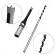 thumbnail image 3 of SENRISE Square Hole Opener / Twist Drill Bit for Woodworking Punching High Speed Steel Silver Black Size 6.4mm-30mm, 3 of 4