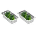thumbnail image 6 of 2pcs 1/3 Size Perforated Steam Table Food Pan 4" Deep Hotel Pan Stainless Steel, 6 of 18