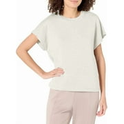 Danskin Women's Short Sleeve T-Shirt, Silver Heather, XL