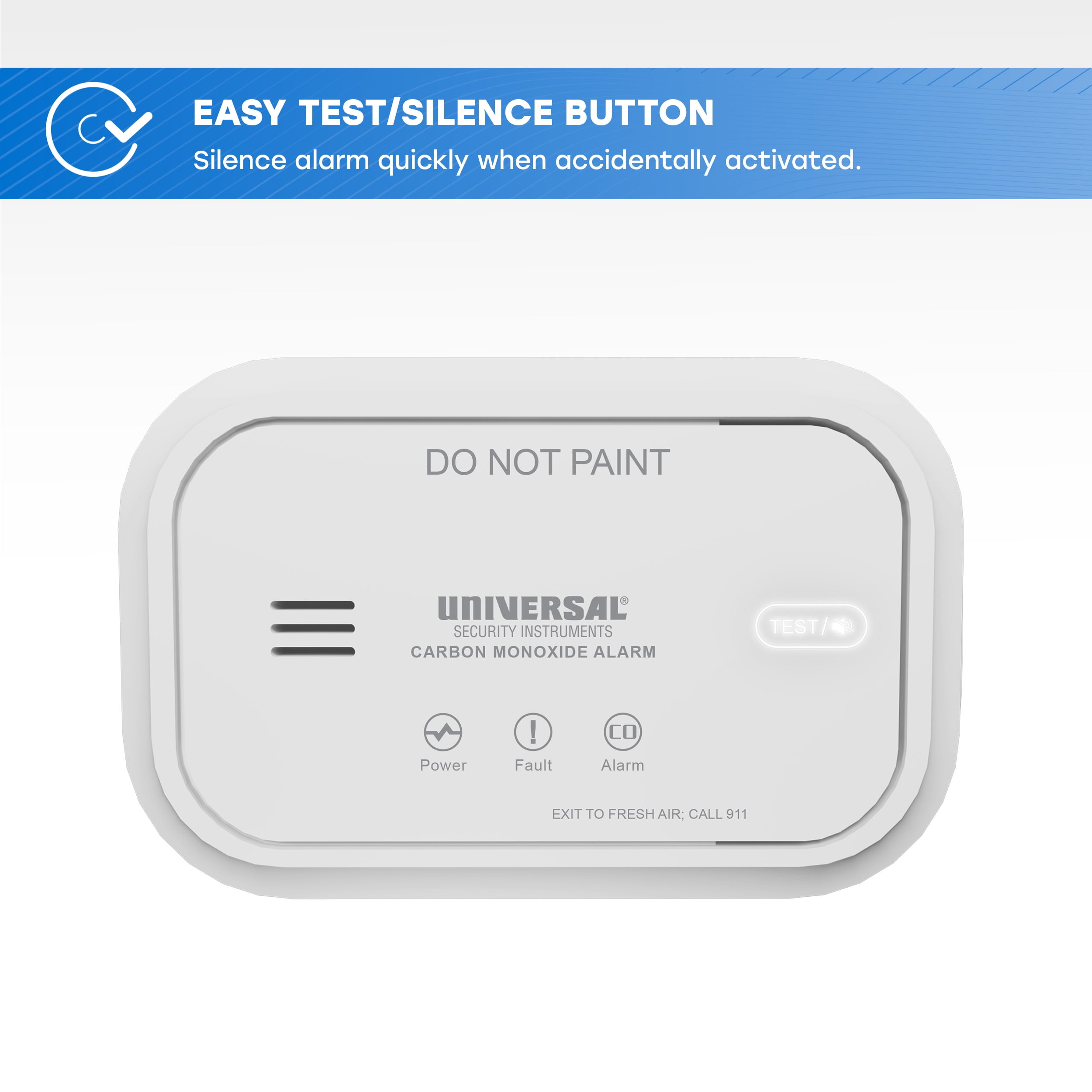 Universal Security Instruments Battery Carbon Monoxide Alarm