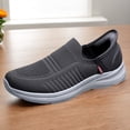 thumbnail image 1 of Zapatos deportivos para caminar cómodos zapatos sin cordones mocasines planos para correr senderismo, 1 of 9