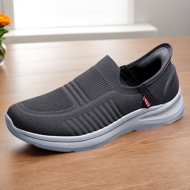 Zapatos deportivos para caminar cómodos zapatos sin cordones mocasines planos para correr senderismo