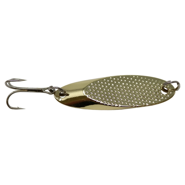 Acme Tackle Kastmaster Hammered Fishing Lure Spoon Gold 3/8 oz.