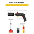 thumbnail image 4 of Rvkxad Multi Functional Kitchen Flamethrower, Adjustable Flame Torch for Camping, Handheld Propane Torch for Baking Barbecue, 4 of 6