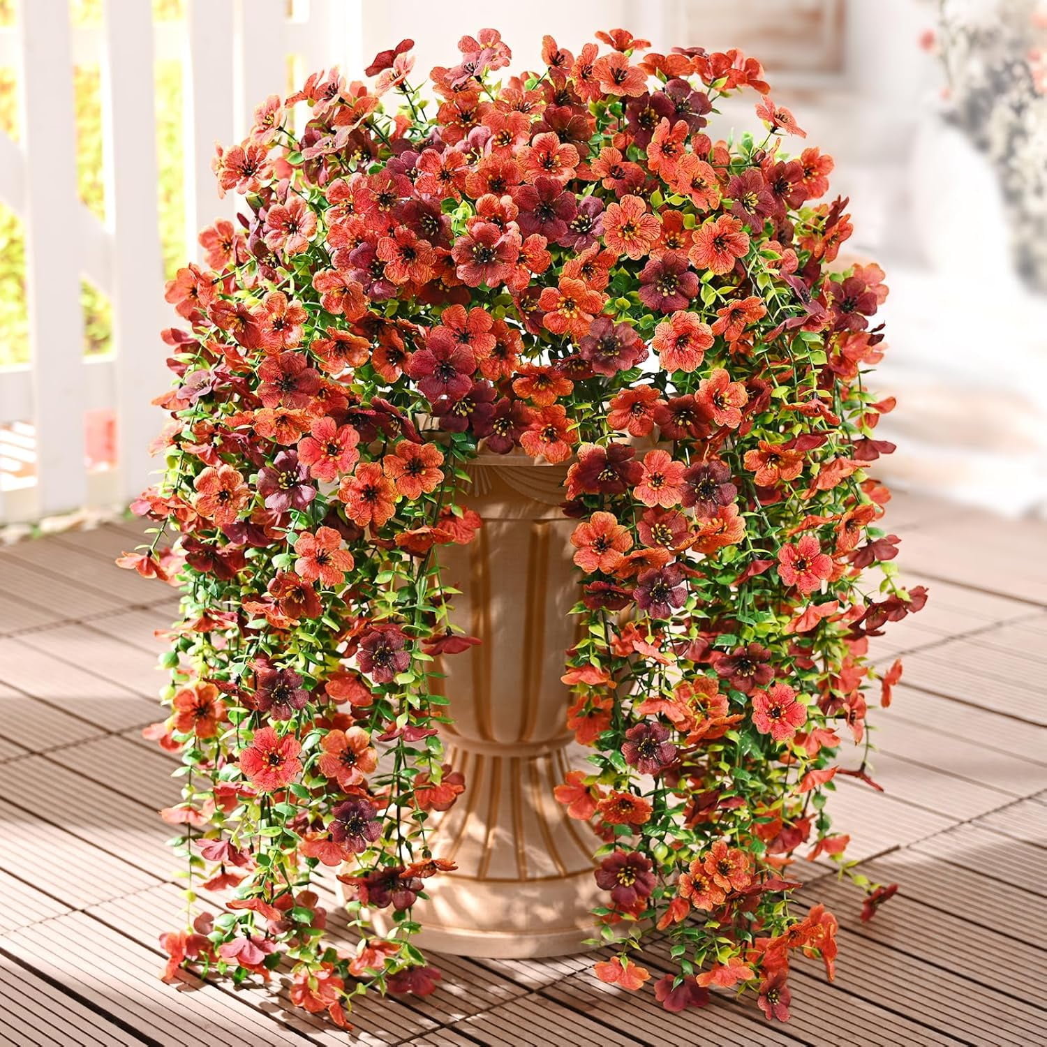 OakRidge Silk Azalea Bush – Artificial Flowers Outdoor Décor