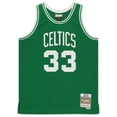 thumbnail image 3 of Larry Bird Boston Celtics Autographed Green Mitchell & Ness Swingman Jersey, 3 of 5