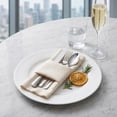 thumbnail image 4 of Unique Bargains Washable Reusable Cotton Cloth Napkins Beige 17x17inch, 4 of 6