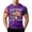 Purple, variant on LWavelet Men's 250 Anniversary USA Shirt American Flag T Shirt 250 Years America Anniversary Shirt Patriotic Shirts Tops