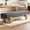 Dark Gray, variant on Magic Union 57" Solid Wood Entryway Bench, Upholstered End of Bed Ottoman Bench W/Thick Cushion and Sturdy Leg, Heavy Duty 600lbs Dining Padded Bench Foot Stool for Entryway, Living Room, Dining Room