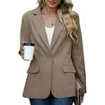 thumbnail image 6 of Womens Casual Blazers Open Front Long Sleeve Work Office Suit Jackets Blazer, 6 of 6
