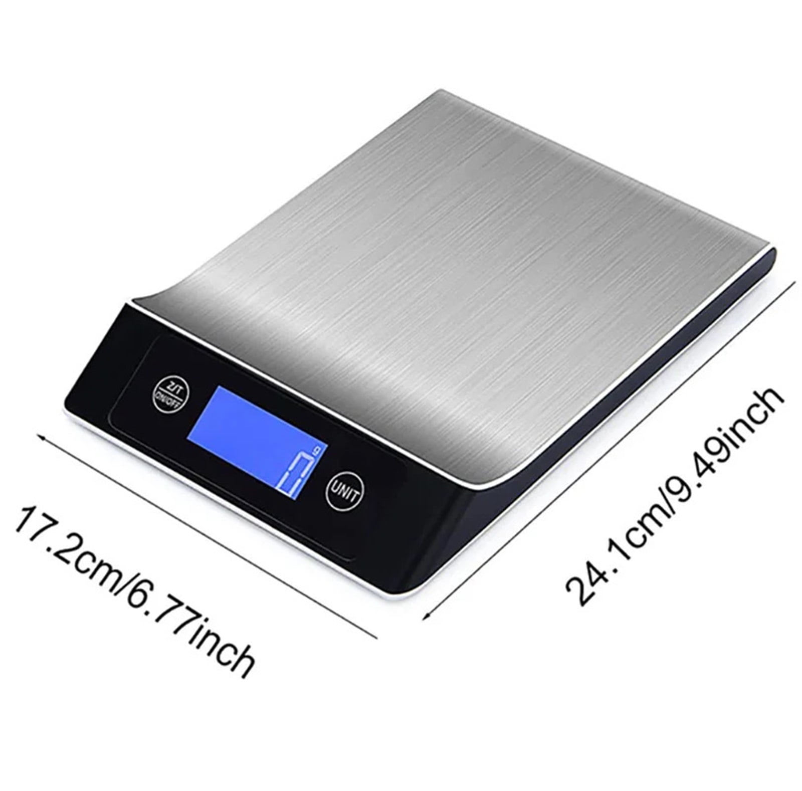Kitchen Scale 15Kg/1g Coffee Electronic Scales Stainless Steel Design ,Precise Weight