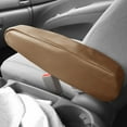 thumbnail image 3 of FH Group Faux Leather Auto Armrest Cover for Cars, Vans, Set of 2 SUV - Beige, 3 of 4