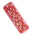 thumbnail image 1 of Clavier Mignon Rouge - Clavier d'Ordinateur, 100 Touches Touches Rondes Rétro, Mini Touches 100 Touches Rondes Rétro, 1 of 8
