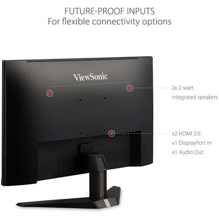 ViewSonic - 27 LCD Monitor (DisplayPort HDMI) - Black