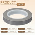 thumbnail image 2 of Uxcell 0.4" x 33ft Heat Resistant Tape Polytetrafluoroethylene Adhesive Tape Smooth Surface 0.13mm Thick 1 Pcs, 2 of 6