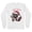 White, variant on Raccoon Christmas Hot Mess Long Sleeve Shirt Unisex Large White