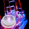 BIMZUC White Shell Color Changing LED Coaster, 3.74 inches / 9.5 cm ...