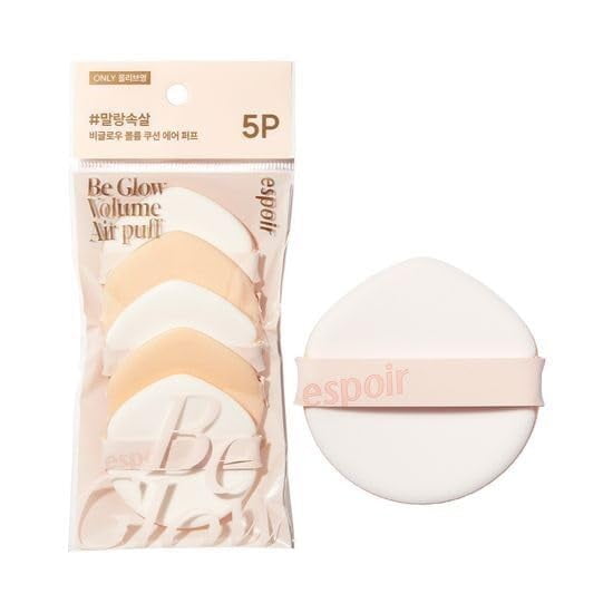 Variación Espoir Air Puff | Maquillaje Facial Impecable De Forma Rápida Y Sencilla | Aplicador De Esponja De Maquillaje, Cojín De Aire En Polvo Para Base Líquida, Corrector En Crema | Herramientas De