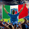 thumbnail image 3 of Sosteniendo La Bandera De Los Fanáticos De Los Clubes Deportivos Actividades Del Festival Bandera Que Anima, 3 of 5