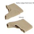 thumbnail image 3 of Corrector de hallux valgus de silicona, cinturón ortopédico de día y de noche, separador de dedos del pie grande, corrector de dedo valgo del pulgar, 3 of 5